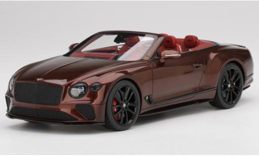 Bentley Continental 1/18 Top Speed GT Cabrio mettalic rot modellautos