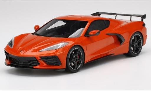 Modellautos Chevrolet Corvette 1/18 Top Speed C8 Stingray orange 2019 Chevrolet Corvette 1/18 Top Speed C8 Stingray orange 2019 modellautos