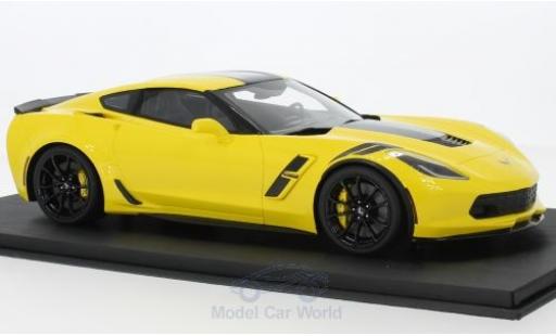 Modellautos Chevrolet Corvette C7 1/18 Top Speed Grand Sport gelb/schwarz 2017 Chevrolet Corvette C7 1/18 Top Speed Grand Sport gelb/schwarz 2017 modellautos
