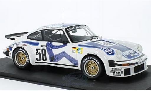 Porsche 934 1977 1/18 Top Speed No.58 Kremer Racing 24h Le Mans 1977 B.Wollek/P.Gurdjian/Steve modellautos