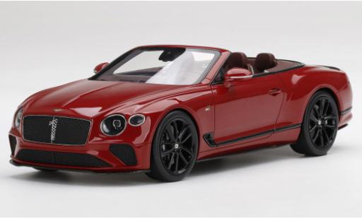 Bentley Continental 1/18 Top Speed GT Cabrio Mulliner Number 1 Edition metallise rot modellautos