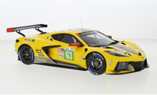 Chevrolet Corvette 1/18 Top Speed C8.R No.63 24h Le Mans 2022 modellautos
