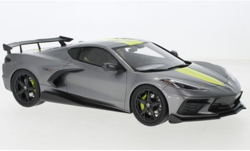 Modellautos Chevrolet Corvette 1/18 Top Speed C8 Stingray IMSA GTLM Championship Edition metallise gris/jaune Chevrolet Corvette 1/18 Top Speed C8 Stingray IMSA GTLM Championship Edition metallise gris/jaune modellautos