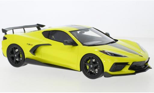 Modellautos Chevrolet Corvette 1/18 Top Speed Stingray IMSA GTLM Championship Edition jaune/gris 2021 Chevrolet Corvette 1/18 Top Speed Stingray IMSA GTLM Championship Edition jaune/gris 2021 modellautos