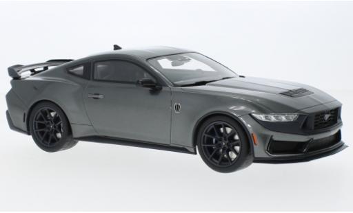Modellautos Ford Mustang 1/18 Top Speed Dark Cheval gris 2024 Ford Mustang 1/18 Top Speed Dark Cheval gris 2024 modellautos