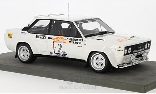 Modellautos Fiat 131 Abarth 1/18 Topmarques Collectibles Abarth No.2 Rallye WM Rallye San Remo 1980 W.Röhrl/C.Geistdörfer Fiat 131 Abarth 1/18 Topmarques Collectibles Abarth No.2 Rallye WM Rallye San Remo 1980 W.Röhrl/C.Geistdörfer modellautos