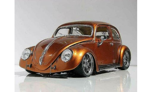 Volkswagen Kafer Base 1/18 Burago coccinelle ovale orange burn modellautos