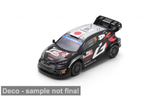 Toyota Yaris 1/43 Spark GR Rally1 Hybrid Rally Japan 2024 #18 T.Katsuta/A.Johnston 1:43