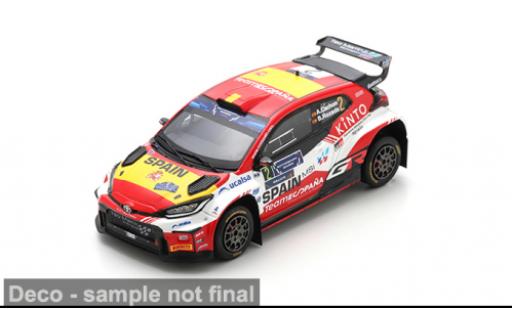 Toyota Yaris 1/43 Spark GR Rally2 FIA Motorsport Games Rally 2024 #2 A.Cachon/B.Rozada 1:43