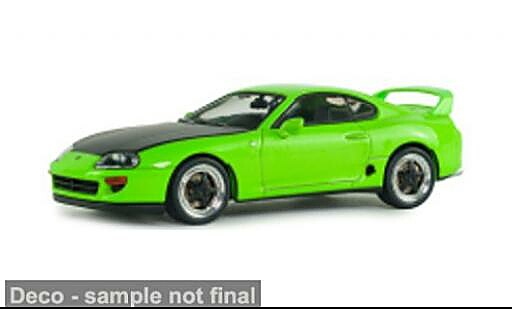 Modellautos Toyota Supra MK4 gr&Atilde;&frac14;n/schwarz 2001 1/43 Solido