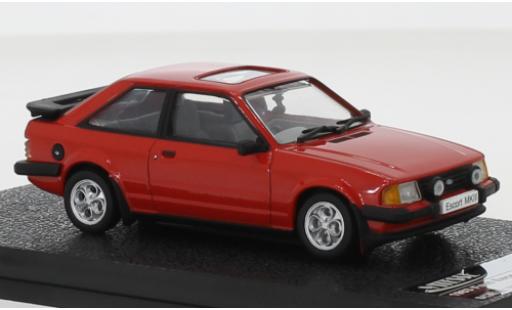 Ford Escort 1/43 Triple 9 Collection MkIII XR3i rot RHD 1983 modellautos