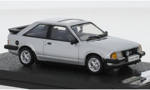 Ford Escort 1/43 Triple 9 Collection MkIII XR3i silber RHD 1983 modellautos