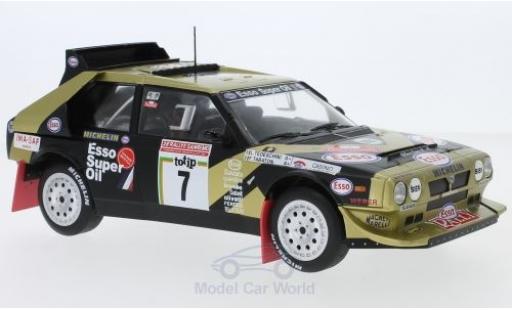 Modellautos Lancia Delta S4 1/18 Triple 9 Collection S4 No.7 Esso Rallye WM Rallye Sanremo 1986 F.Tabaton/L.Tedeschini Lancia Delta S4 1/18 Triple 9 Collection S4 No.7 Esso Rallye WM Rallye Sanremo 1986 F.Tabaton/L.Tedeschini modellautos