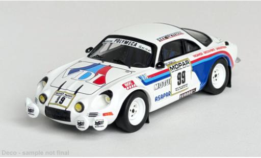 Modellautos Alpine A110 1/43 Trofeu Rallye Manx 1979 #99 1:43 Alpine A110 1/43 Trofeu Rallye Manx 1979 #99 1:43 modellautos