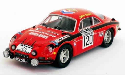 Modellautos Alpine A110 1/43 Trofeu Renault No.120 Rallye WM RAC Rally 1972 J.Price/M.Turner Alpine A110 1/43 Trofeu Renault No.120 Rallye WM RAC Rally 1972 J.Price/M.Turner modellautos