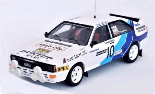 Modellautos Audi Quattro 1/43 Trofeu quattro No.10 Malcolm Wilson (Motorsport) LTD. Rallye WM Rallye Schweden 1985 M.Wilson/N.Harris Audi Quattro 1/43 Trofeu quattro No.10 Malcolm Wilson (Motorsport) LTD. Rallye WM Rallye Schweden 1985 M.Wilson/N.Harris modellautos