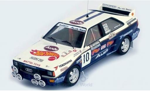 Modellautos Audi Quattro 1/43 Trofeu quattro No.10 Mattel - Hot Wheels National Breakdown Rally 1987 J.Bosch/G.Hodgson Audi Quattro 1/43 Trofeu quattro No.10 Mattel - Hot Wheels National Breakdown Rally 1987 J.Bosch/G.Hodgson modellautos