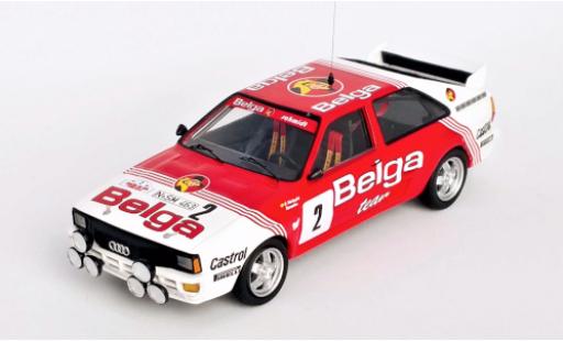 Modellautos Audi Quattro 1/43 Trofeu No.2 Belga Team Belga Boucles de Spa 1985 B.Waldegaard/H.Thorszelius Audi Quattro 1/43 Trofeu No.2 Belga Team Belga Boucles de Spa 1985 B.Waldegaard/H.Thorszelius modellautos
