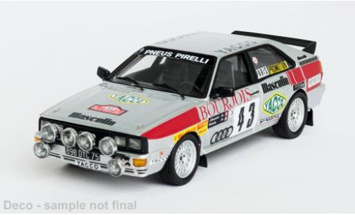 Modellautos Audi Quattro 1/43 Trofeu quattro Rally Monte Carlo 1982 #43 1:43 Audi Quattro 1/43 Trofeu quattro Rally Monte Carlo 1982 #43 1:43 modellautos