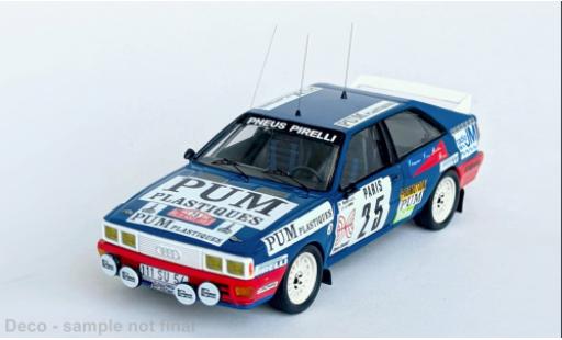 Modellautos Audi Quattro 1/43 Trofeu quattro Rally Monte Carlo 1985 #25 1:43 Audi Quattro 1/43 Trofeu quattro Rally Monte Carlo 1985 #25 1:43 modellautos