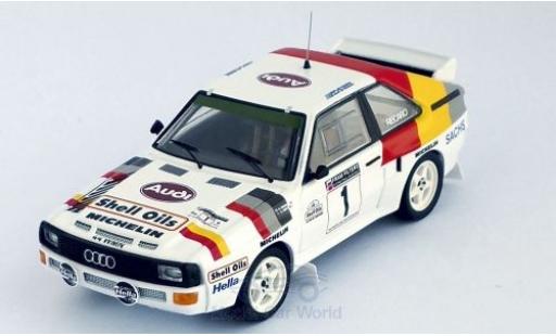 Modellautos Audi Sport Quattro 1/43 Trofeu Sport quattro No.1 Welsh Rally 1986 H.Mikkola/A.Hertz Audi Sport Quattro 1/43 Trofeu Sport quattro No.1 Welsh Rally 1986 H.Mikkola/A.Hertz modellautos