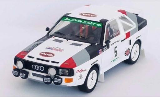 Modellautos Audi Sport Quattro 1/43 Trofeu Sport quattro No.5 Rallye WM Olympus Rallye 1986 J.Buffum/N.Wilson Audi Sport Quattro 1/43 Trofeu Sport quattro No.5 Rallye WM Olympus Rallye 1986 J.Buffum/N.Wilson modellautos