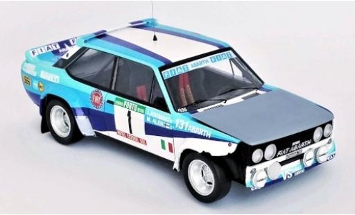Modellautos Fiat 131 1/43 Trofeu Abarth No.1 VS Corse Olio Rallye WM Rallye Portugal 1981 Crashed Car M.Alen/I.Kivimäki Fiat 131 1/43 Trofeu Abarth No.1 VS Corse Olio Rallye WM Rallye Portugal 1981 Crashed Car M.Alen/I.Kivimäki modellautos