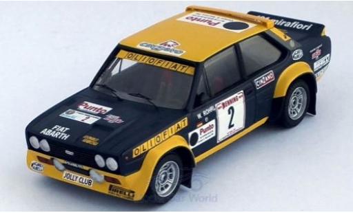 Modellautos Fiat 131 1/43 Trofeu Abarth No.2 Olio Rally San Martino di Castrozza 1977 W.Röhrl/C.Geistdörfer Fiat 131 1/43 Trofeu Abarth No.2 Olio Rally San Martino di Castrozza 1977 W.Röhrl/C.Geistdörfer modellautos