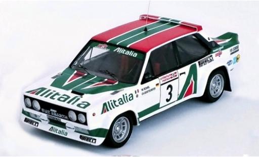 Modellautos Fiat 131 1/43 Trofeu Abarth No.3 Alitalia Rallye WM Criterium Molson du Quebec 1978 W.Röhrl/C.Geistdörfer Fiat 131 1/43 Trofeu Abarth No.3 Alitalia Rallye WM Criterium Molson du Quebec 1978 W.Röhrl/C.Geistdörfer modellautos