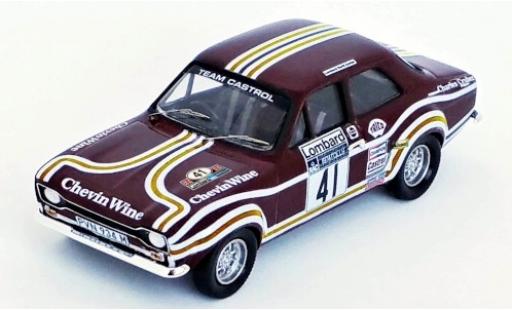 Ford Escort 1/43 Trofeu MK I RHD No.41 Team Castrol Chevin Wine Rallye WM RAC Rallye 1974 T.Drumond/D.Richards modellautos