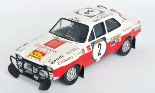 Ford Escort 1/43 Trofeu MK I RS 1600 No.2 Embassy Safari Rallye 1972 T.Mäkinen/H.Liddon modellautos