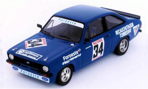 Modellautos Ford Escort 1/43 Trofeu MK II No.34 Vila do Conde 1980 A.Carreira Ford Escort 1/43 Trofeu MK II No.34 Vila do Conde 1980 A.Carreira modellautos