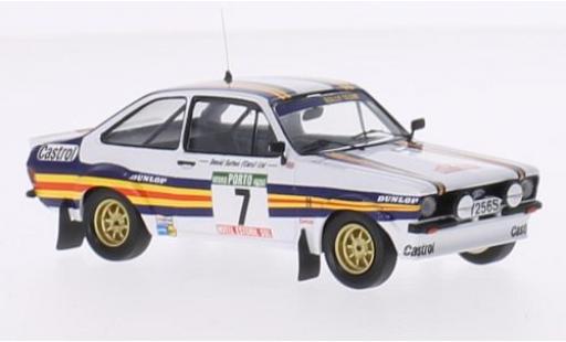 Ford Escort 1/43 Trofeu MK II No.7 Rothmans Rallye WM Rallye Portugal 1980 avec Decals A.Vatanen/D.Richards modellautos