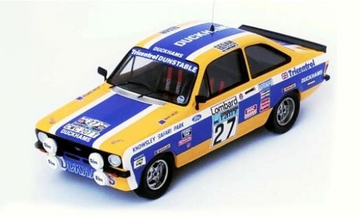 Ford Escort 1/43 Trofeu MK II RHD No.27 Duckhams Rallye WM RAC Rallye 1979 A.Carter/D.West modellautos
