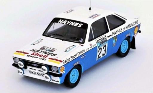 Ford Escort 1/43 Trofeu MK II RS 1800 RHD No.23 Haynes Rallye WM RAC Rallye 1978 J.Taylor/P.Short modellautos