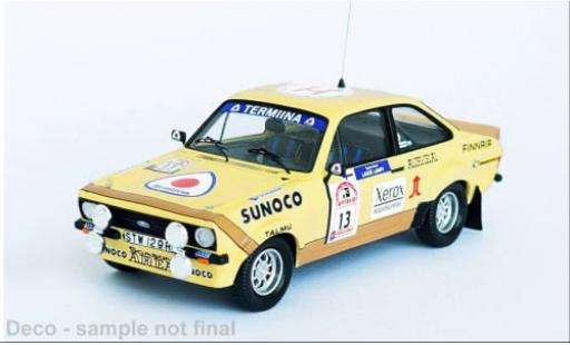 Modellautos Ford Escort 1/43 Trofeu MK II RS No.13 Rallye WM 1000 Lakes Rallye 1980 1:43 Ford Escort 1/43 Trofeu MK II RS No.13 Rallye WM 1000 Lakes Rallye 1980 1:43 modellautos
