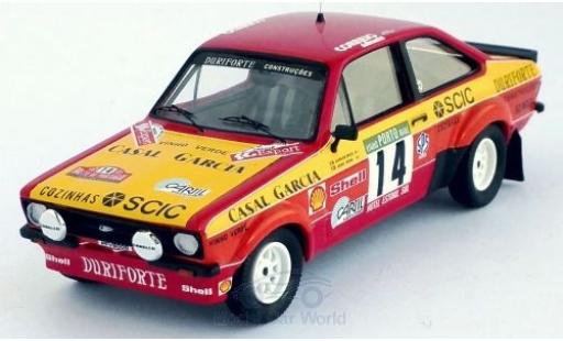 Ford Escort 1/43 Trofeu MK II RS No.14 Rallye WM Rallye Portugal 1985 C.Bica/J.Sena modellautos