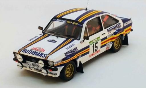 Ford Escort 1/43 Trofeu MK II RS No.15 Rothmans Rallye WM Rally Portugal 1981 M.Wilson/T.Harryman modellautos