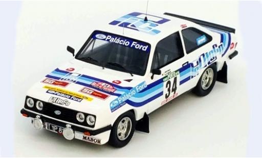 Ford Escort 1/43 Trofeu MK II RS2000 No.34 Palacio Rallye WM Rallye Portugal 1980 J.Moutinho/M.Sottomayor modellautos