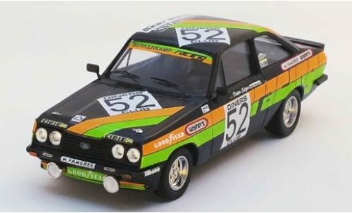 Ford Escort 1/43 Trofeu Mk II RS2000 No.52 Berkenkamp Racing 24h Spa 1979 A.Beauchef/D.Selzer/K.Mauer modellautos