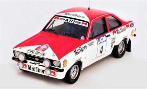 Ford Escort 1/43 Trofeu Mk2 No.4 Toyota Team Europe Rallye WM 1000 Lakes Rallye 1977 A.Vatanen/A.Aho modellautos