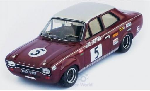 Ford Escort 1/43 Trofeu MKI 1300 GT RHD No.5 Trophee de LAvenir Zolder 1968 Y.Fontaine modellautos