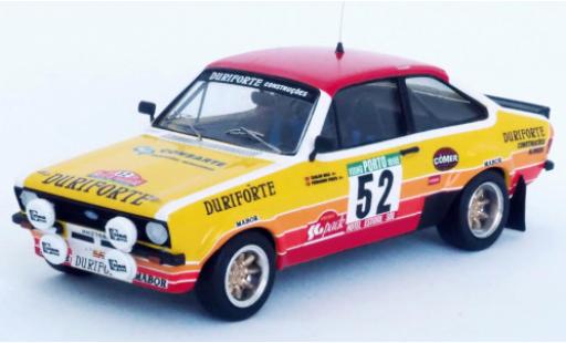 Modellautos Ford Escort 1/43 Trofeu MkII No.52 Duriforte Rally Portugal 1982 C.Bica/F.Prata Ford Escort 1/43 Trofeu MkII No.52 Duriforte Rally Portugal 1982 C.Bica/F.Prata modellautos