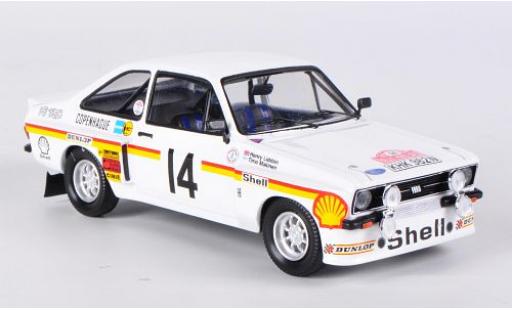 Ford Escort 1/43 Trofeu MKII RS 1800 No.14 S Rally Monte Carlo 1976 T.Makinen/H.Liddon modellautos