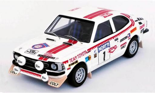 Modellautos Toyota Corolla 1/43 Trofeu Levin No.1 Rallye WM 1000 Lakes Rallye 1975 H.Mikkola/A.Aho Toyota Corolla 1/43 Trofeu Levin No.1 Rallye WM 1000 Lakes Rallye 1975 H.Mikkola/A.Aho modellautos