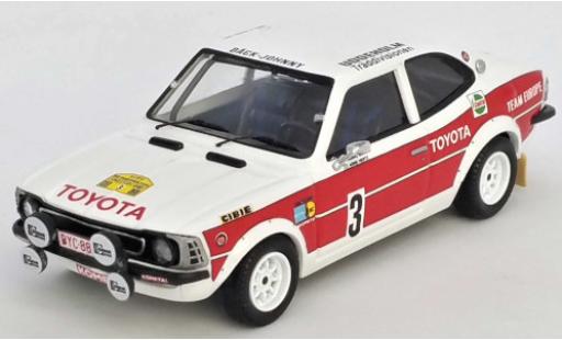 Modellautos Toyota Corolla 1/43 Trofeu Levin No.3 Team Europe Rally Schweden 1977 H.Mikkola/A.Hertz Toyota Corolla 1/43 Trofeu Levin No.3 Team Europe Rally Schweden 1977 H.Mikkola/A.Hertz modellautos