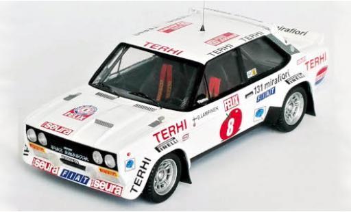 Modellautos Fiat 131 1/43 Trofeu Abarth No.8 Rallye WM 1000 Lakes Rallye 1978 Fiat 131 1/43 Trofeu Abarth No.8 Rallye WM 1000 Lakes Rallye 1978 modellautos