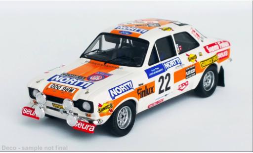 Modellautos Ford Escort 1/43 Trofeu MK I No.22 Rallye WM 1000 Lakes Rallye 1975 Ford Escort 1/43 Trofeu MK I No.22 Rallye WM 1000 Lakes Rallye 1975 modellautos