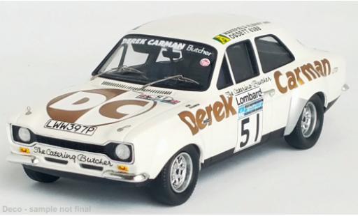 Ford Escort 1/43 Trofeu MK I RHD No.51 Rallye WM RAC Rallye 1975 modellautos