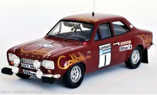 Ford Escort 1/43 Trofeu MK I RS 1600 No.1 Colibri Lighters Rallye WM RAC Rallye 1974 modellautos